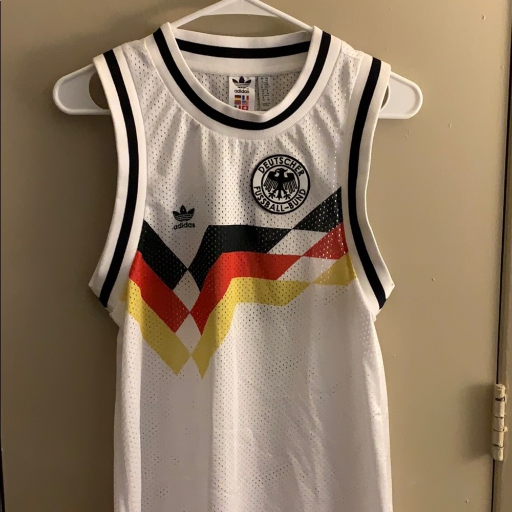 Adidas GERMANY Tank Dress Jersey, Mesh